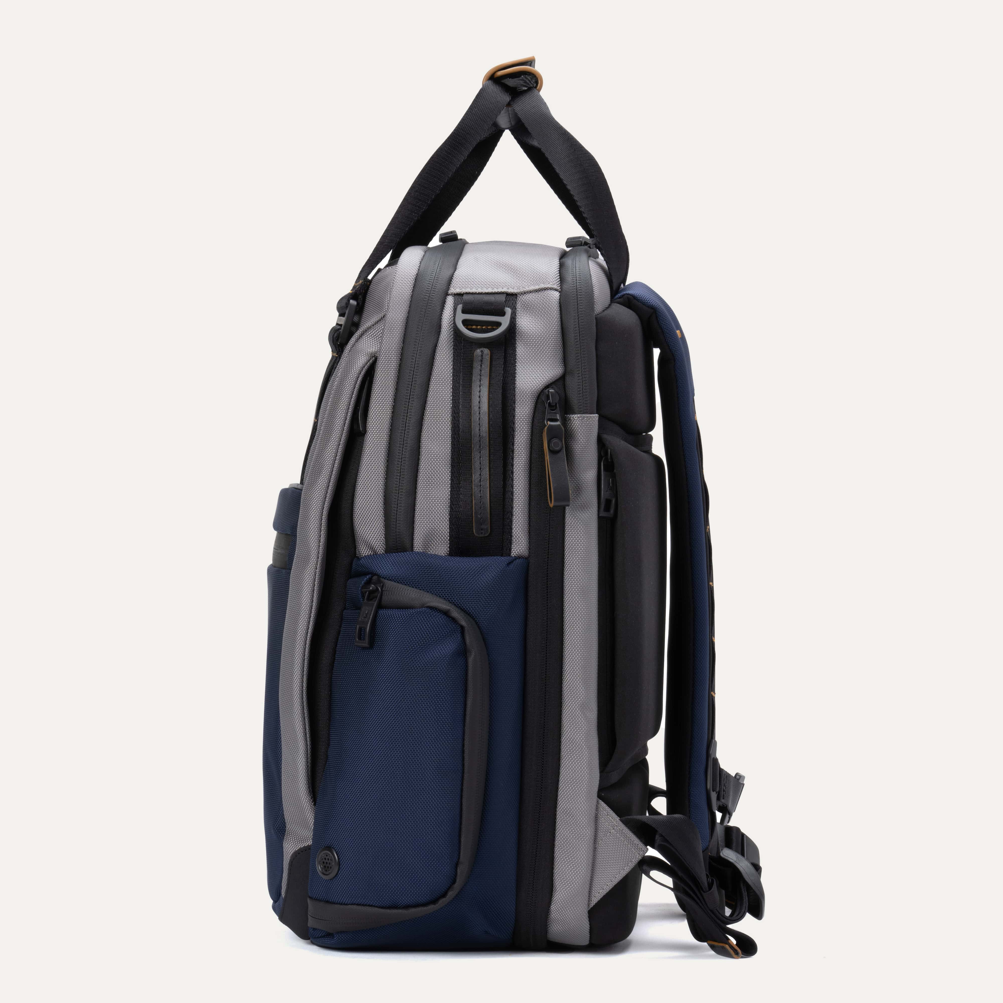 Travelpro® Altitude™ Medium Expandable Laptop Backpack 25-30L- Stellar Navy/Grey - Image 3