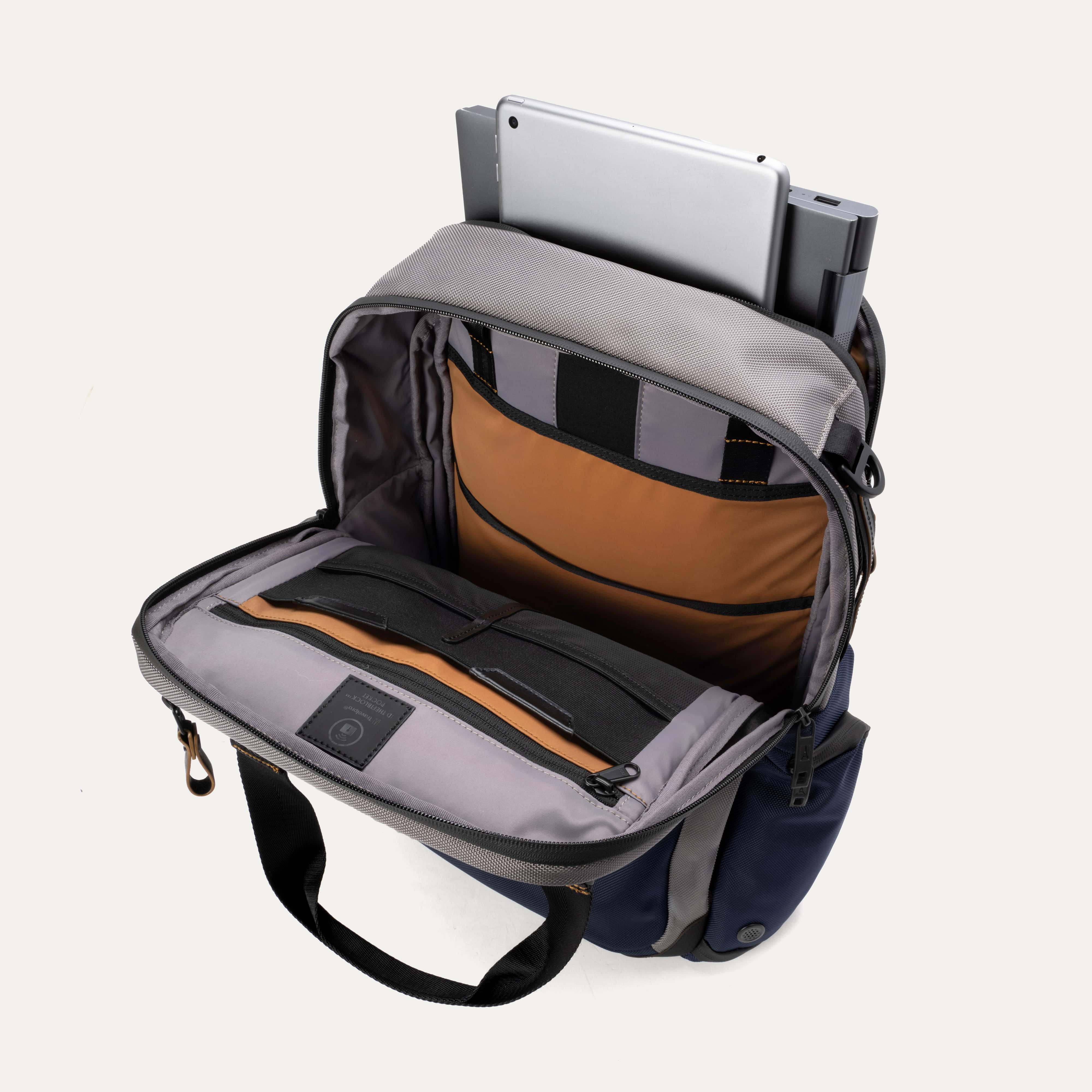 Travelpro® Altitude™ Medium Expandable Laptop Backpack 25-30L- Stellar Navy/Grey - Image 5