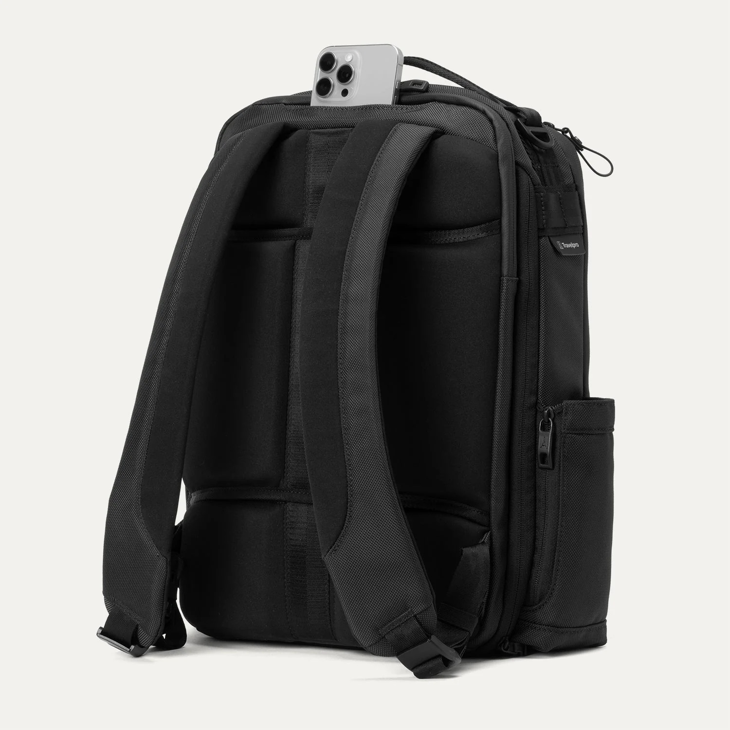 Travelpro® Altitude™ Slim Expandable Laptop Backpack 20-24L- Stellar Navy/ Grey - Image 9